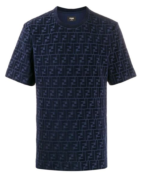 royal blue fendi shirt|fendi men shirt.